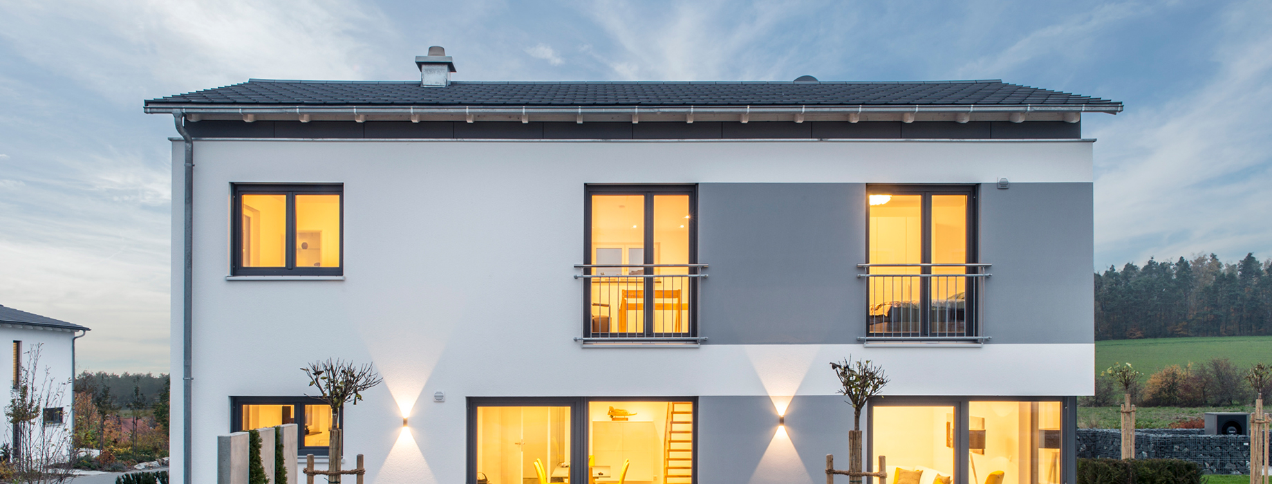 Energieeffizientes Haus aus Porenbetonelementen