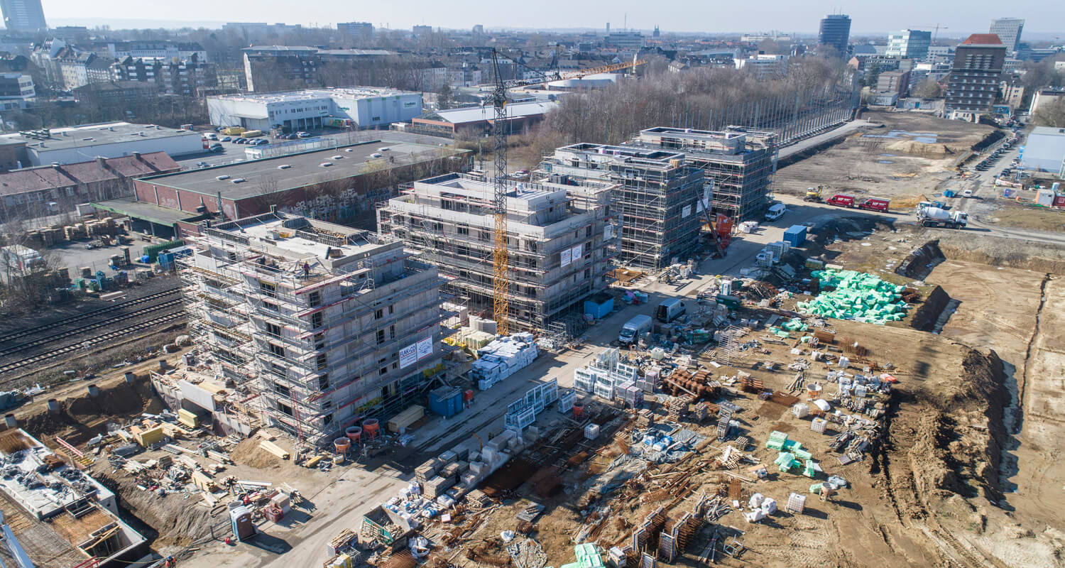 Baustellen-Übersicht Kronprinzenviertel, Dortmund